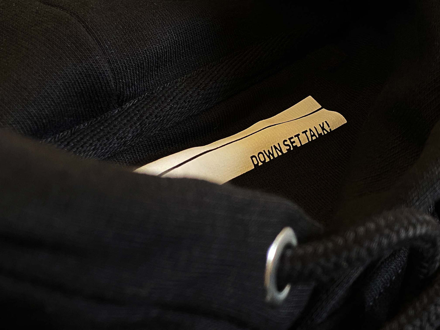 "Down Set Talk" Hoodie Essential